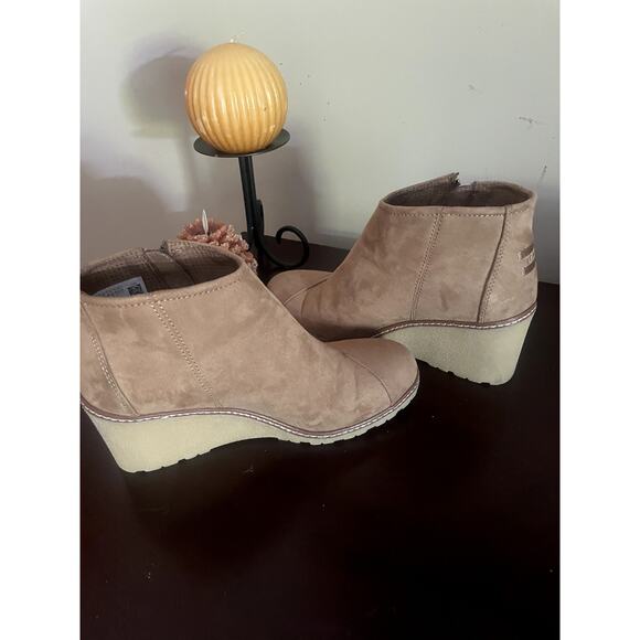 Toms Womens Avery Wedge Bootie Sz 8.5 - Picture 5 of 8